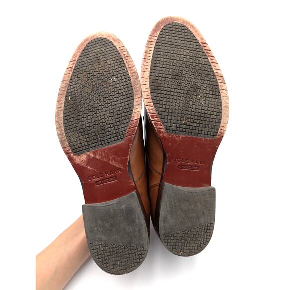 Cole Haan Carnegie Cap Toe Oxford Dress Shoes Men\'s Leather Brown US11.5M EU44.5 main image 13